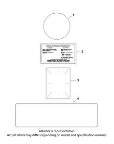 Part Location Diagram of KH-24-113-130-S Cub Cadet Decal, 23hp